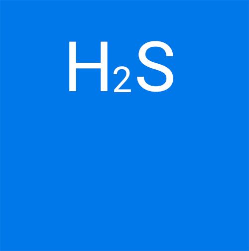 Hydrogen sulfide molecule